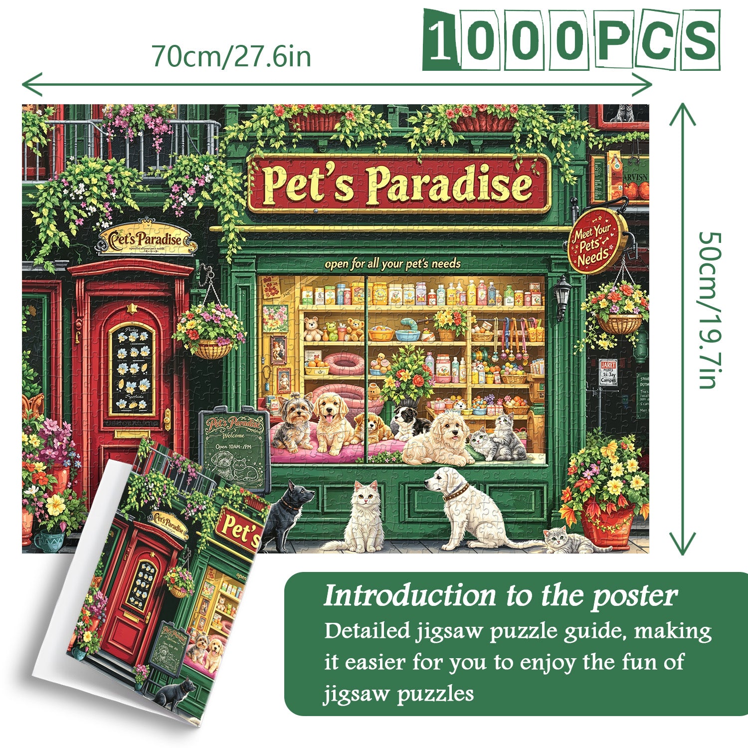 Pet’s Paradise Jigsaw Puzzle 1000 Pieces