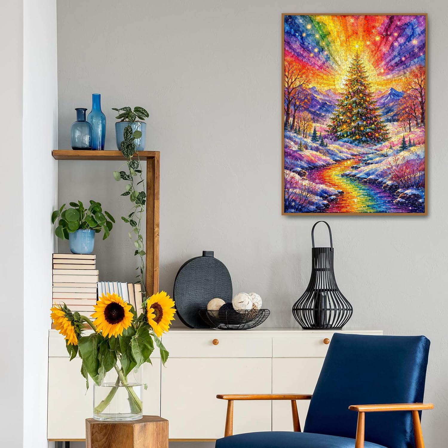Rainbow Noel Jigsaw Puzzle 1000 Pieces
