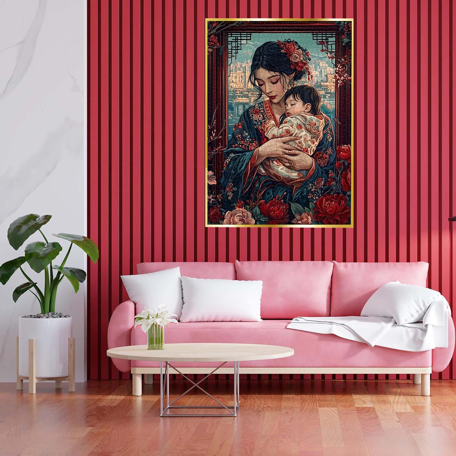 Puzzle de la mère et de l'enfant Puzzle 1000 pièces