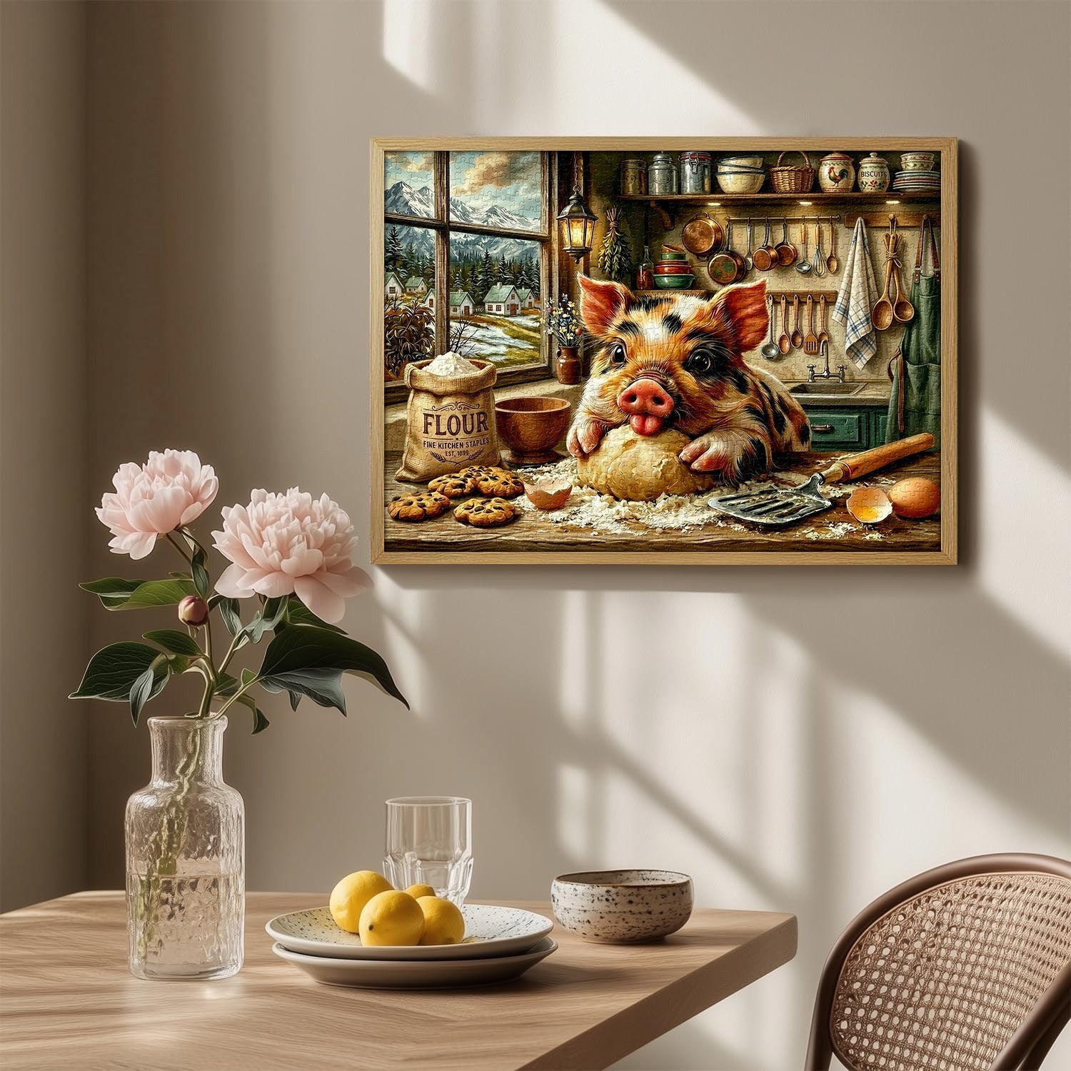 Piggy Chef Puzzle 1000 Teile