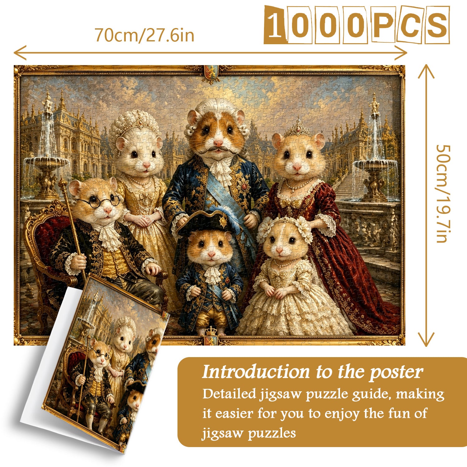 Chateau Hamster Kin Jigsaw Puzzle 1000 Pieces