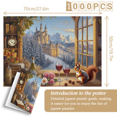 Winter Wonderland Window Jigsaw Puzzle 1000 Pieces