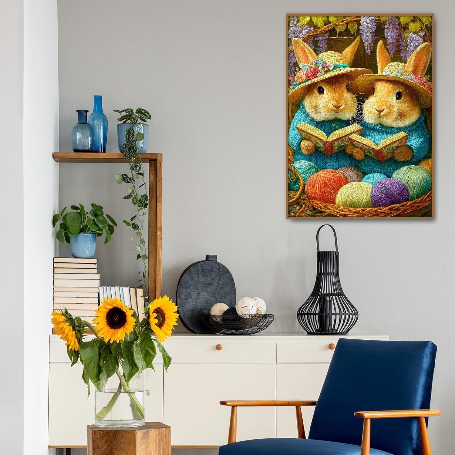 Lustiges Hasen-Puzzle 1000 Teile