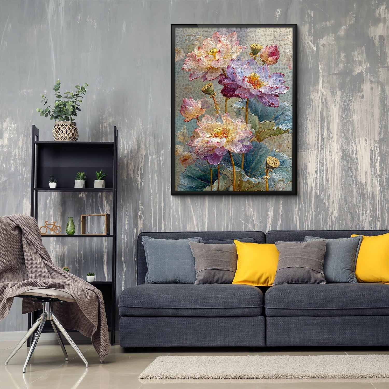 Serene Lotus Art Puzzle 1000 Teile