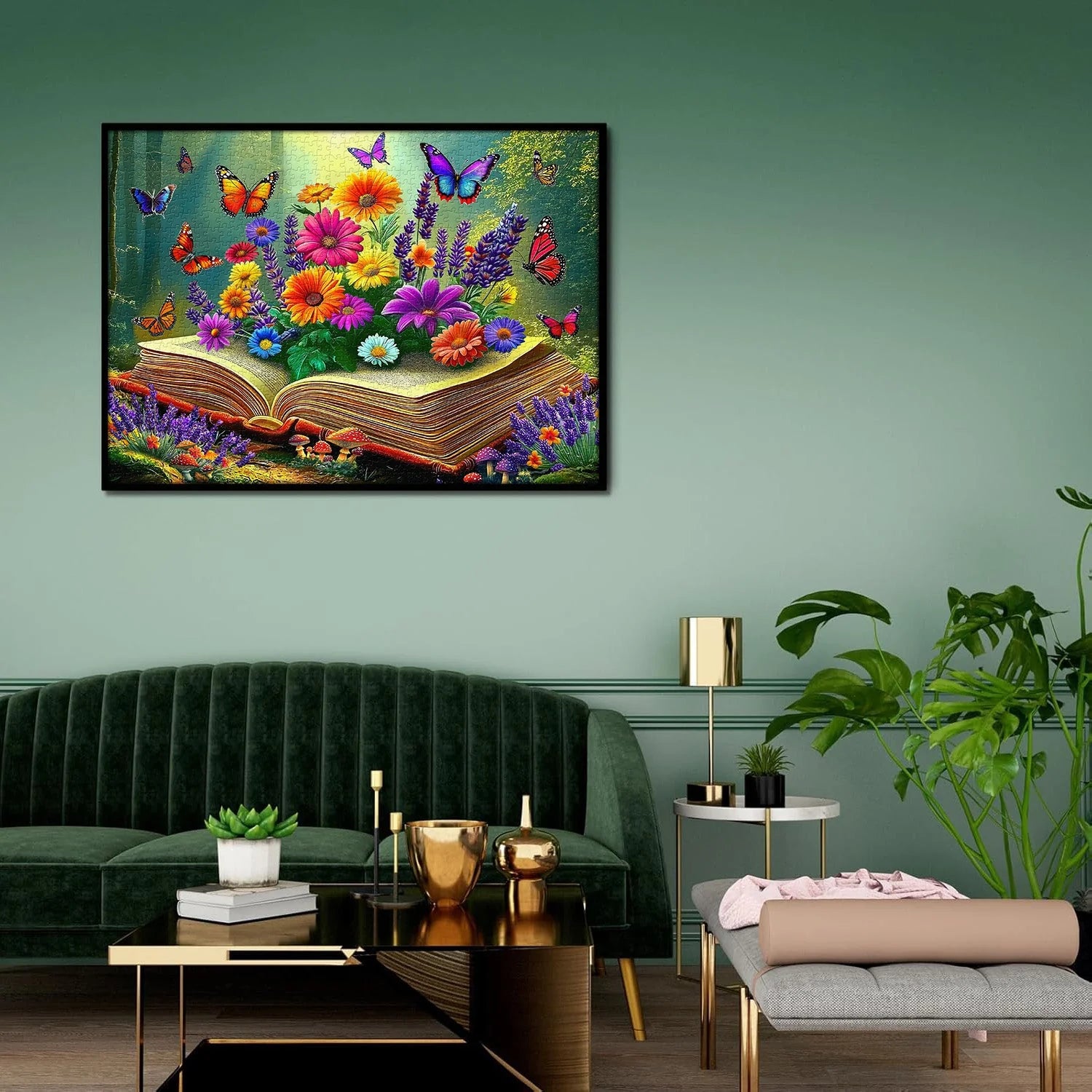 Chapapier floral puzzle 1000 pièces
