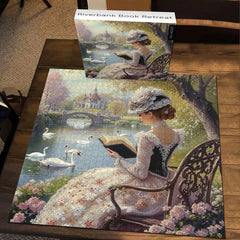 Riverbank Book Retreat Jigsaw Puzzle 1000 Pieces