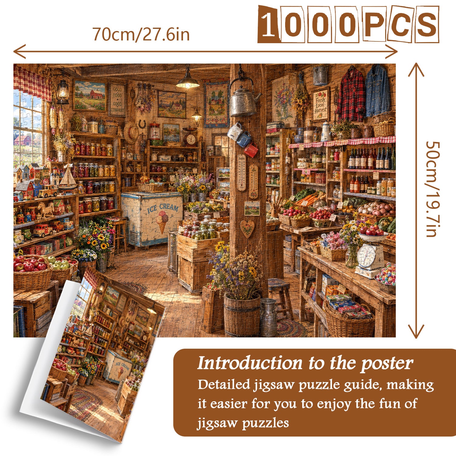 Vintage General Store Jigsaw Puzzle 1000 Pieces