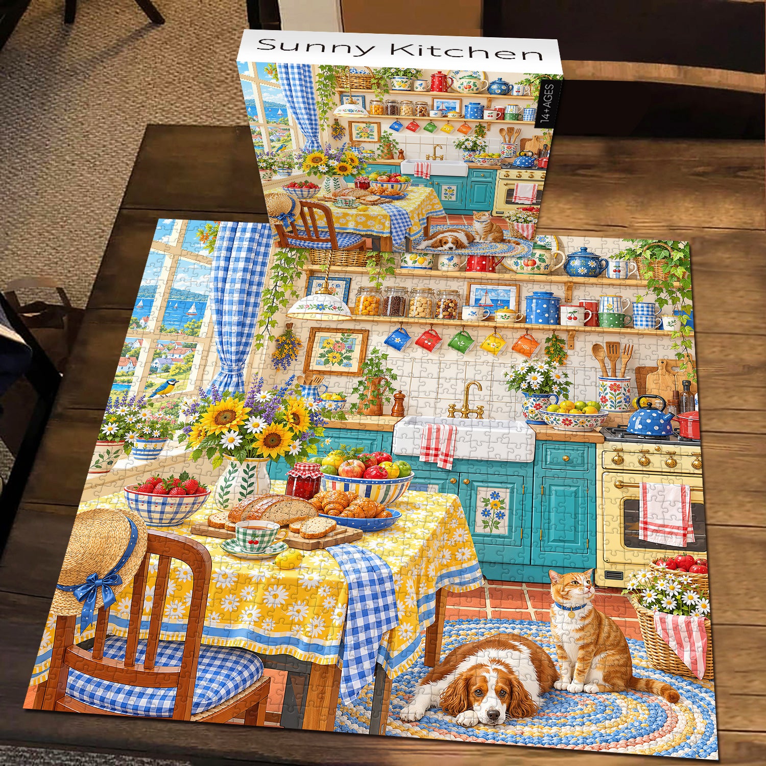Sunny Kitchen Jigsaw Puzzle 1000 Pieces
