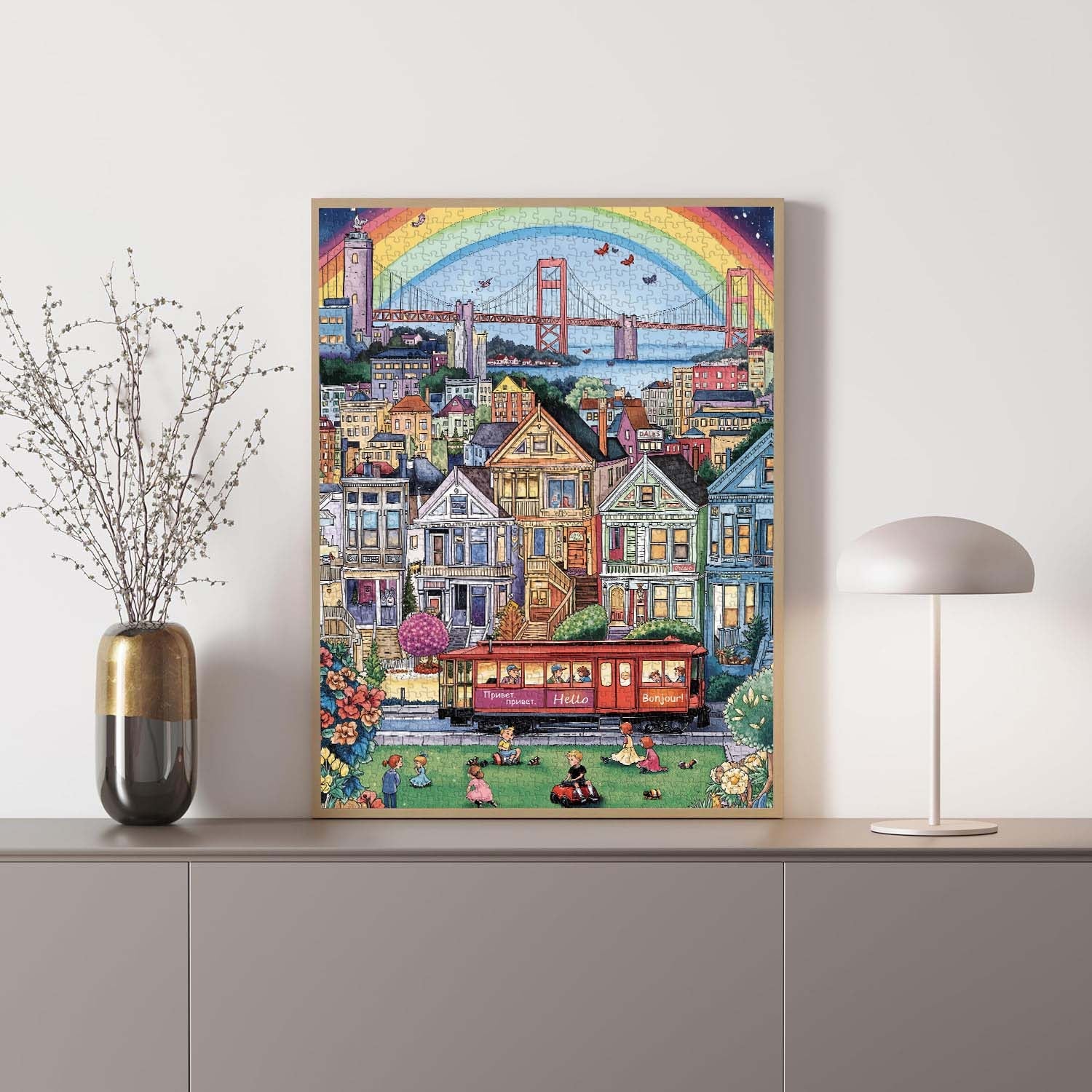 Colorful City Life Puzzle 1000 pièces