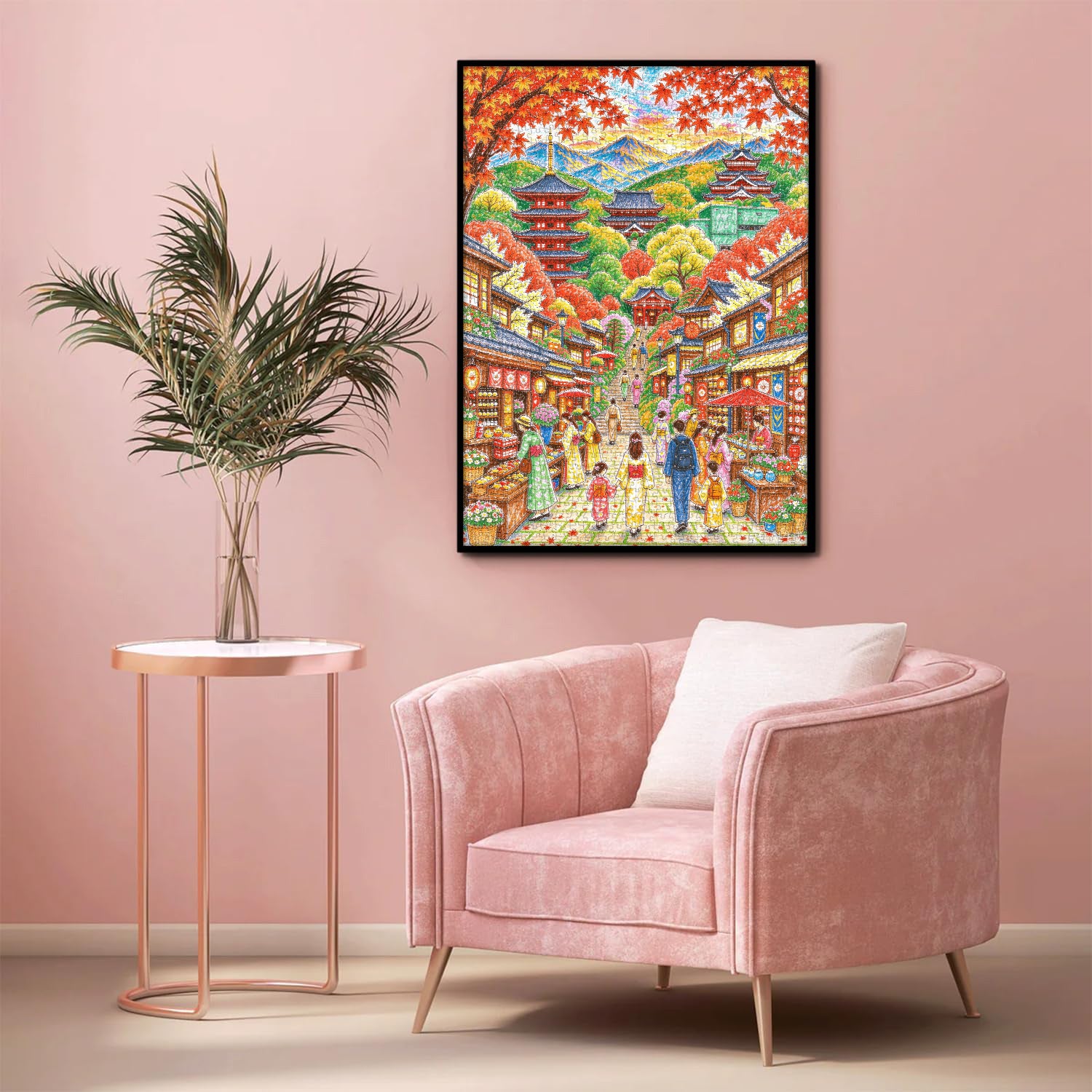 Maple Street Festival Jigsaw Puzzle 1000 Pieces