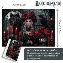 Puzzle Eternal Night Rose Festival 1000 pezzi