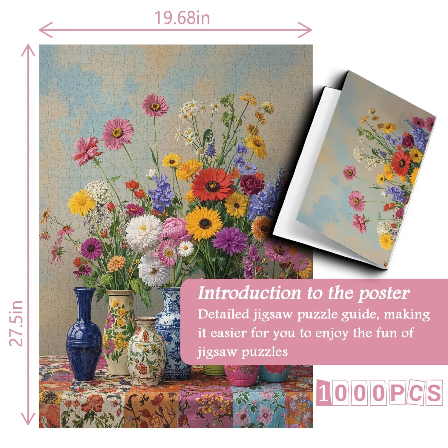 Blossom Vases Puzzles 1000 pièces