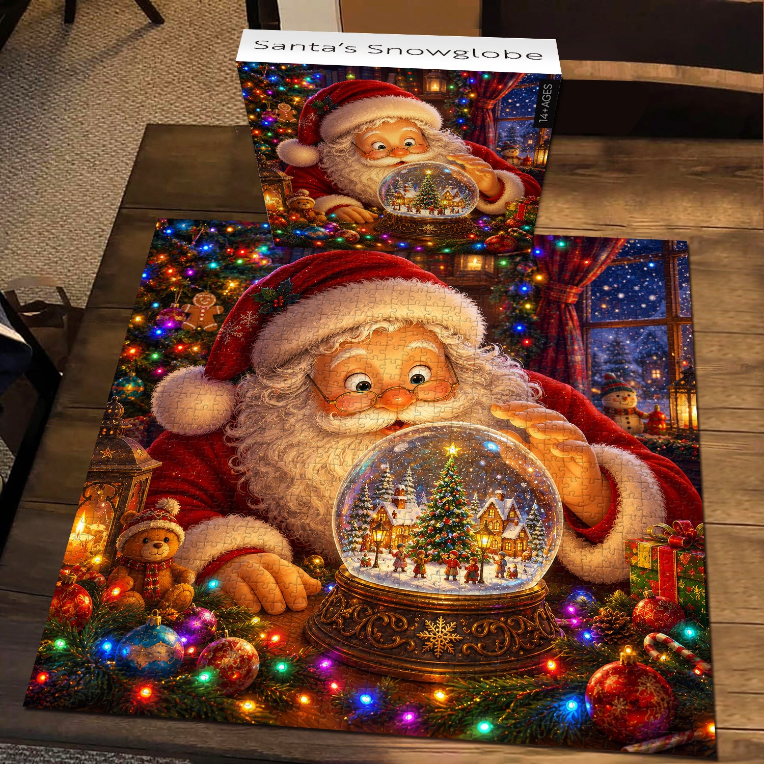 Santa's Snowglobe Jigsaw Puzzle 1000 Pieces