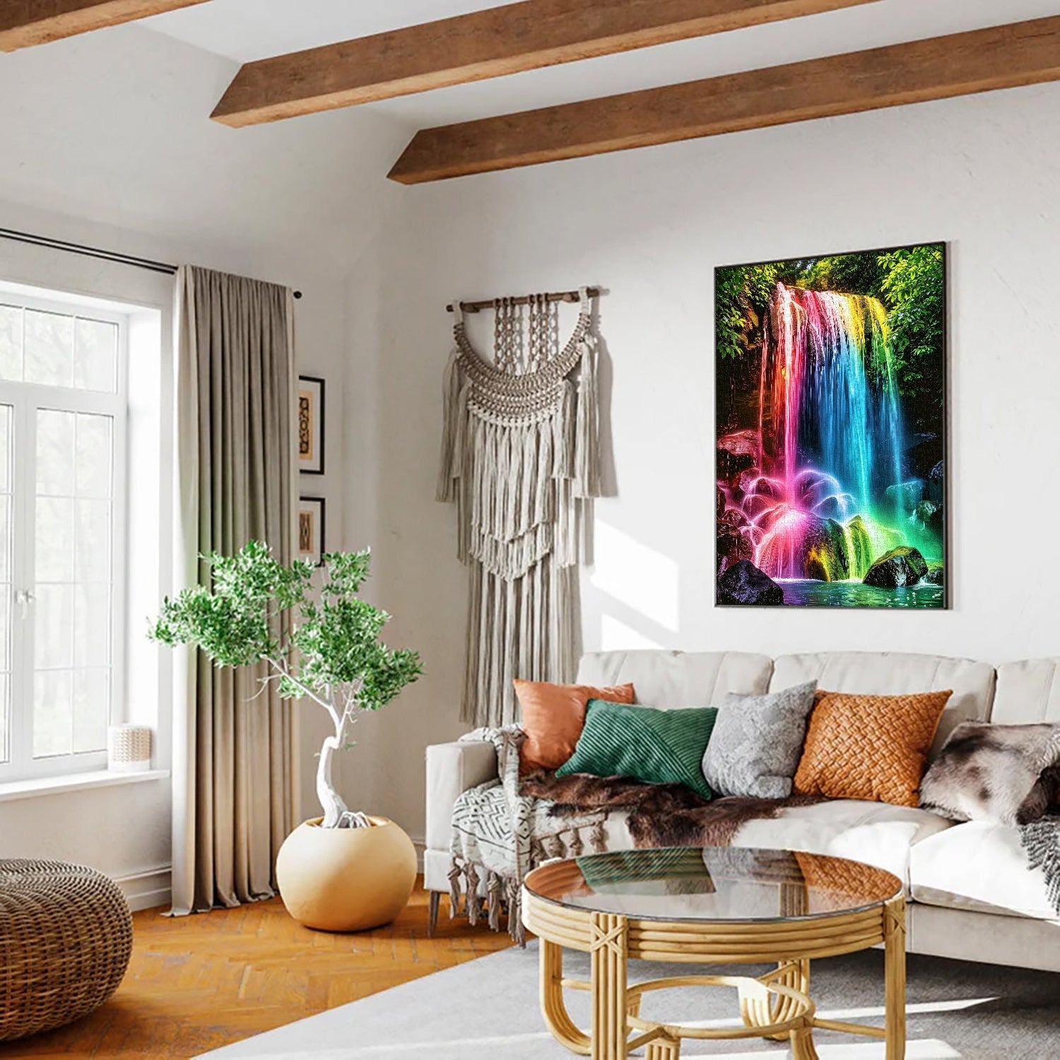 Neon Wildwood Stream Jigsaw Puzzle 1000 Pieces