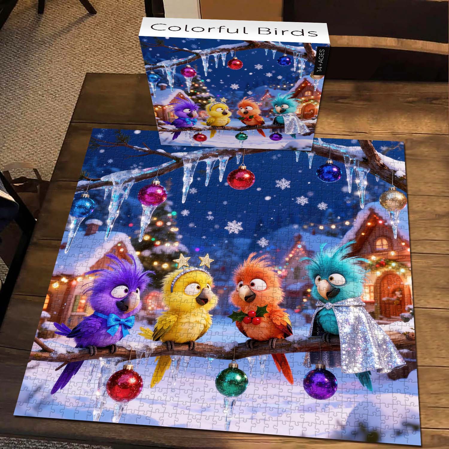 Colorful Birds Workshop Jigsaw Puzzle 1000 Pieces