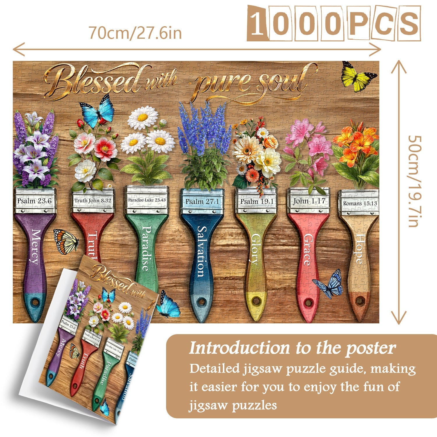 Faith Paint Brushes Jigsaw Puzzle 1000 Pieces