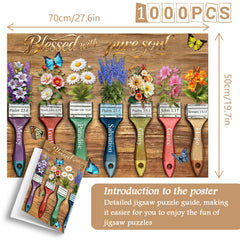 Faith Paint Brushes Jigsaw Puzzle 1000 Pieces