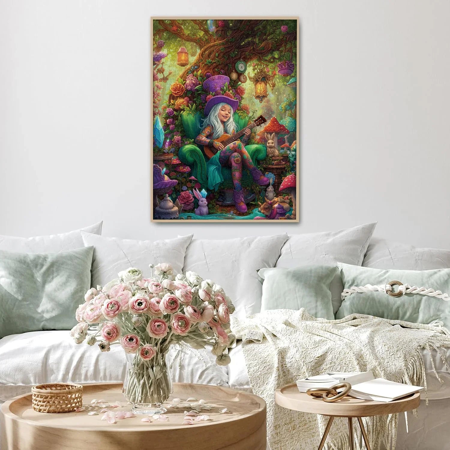 Guitar Girl Jigsaw Puzzle 1000 Pieces