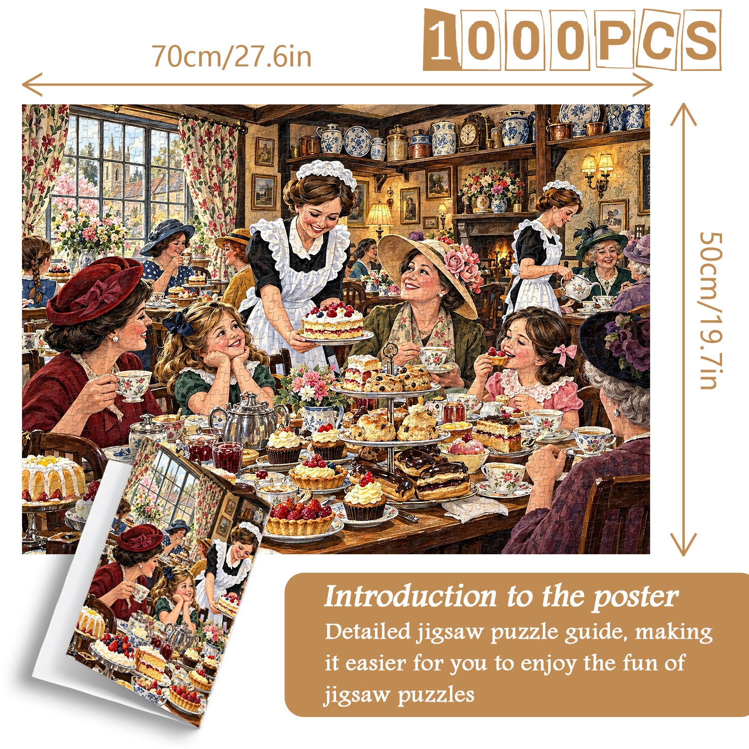 Sweet Tea Gathering Jigsaw Puzzle 1000 Pieces