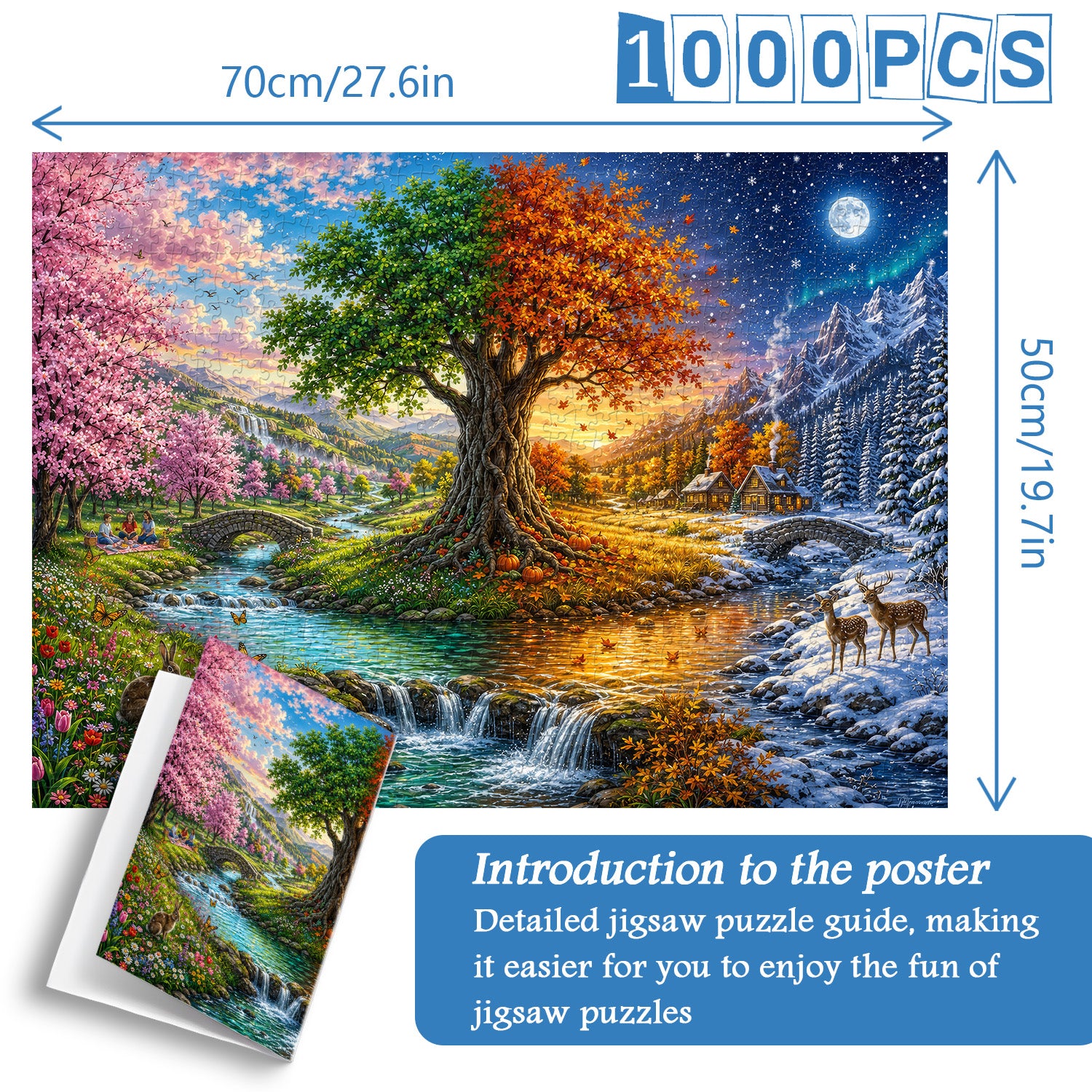 Puzzle saisonnier Wonder Valley 1000 pièces