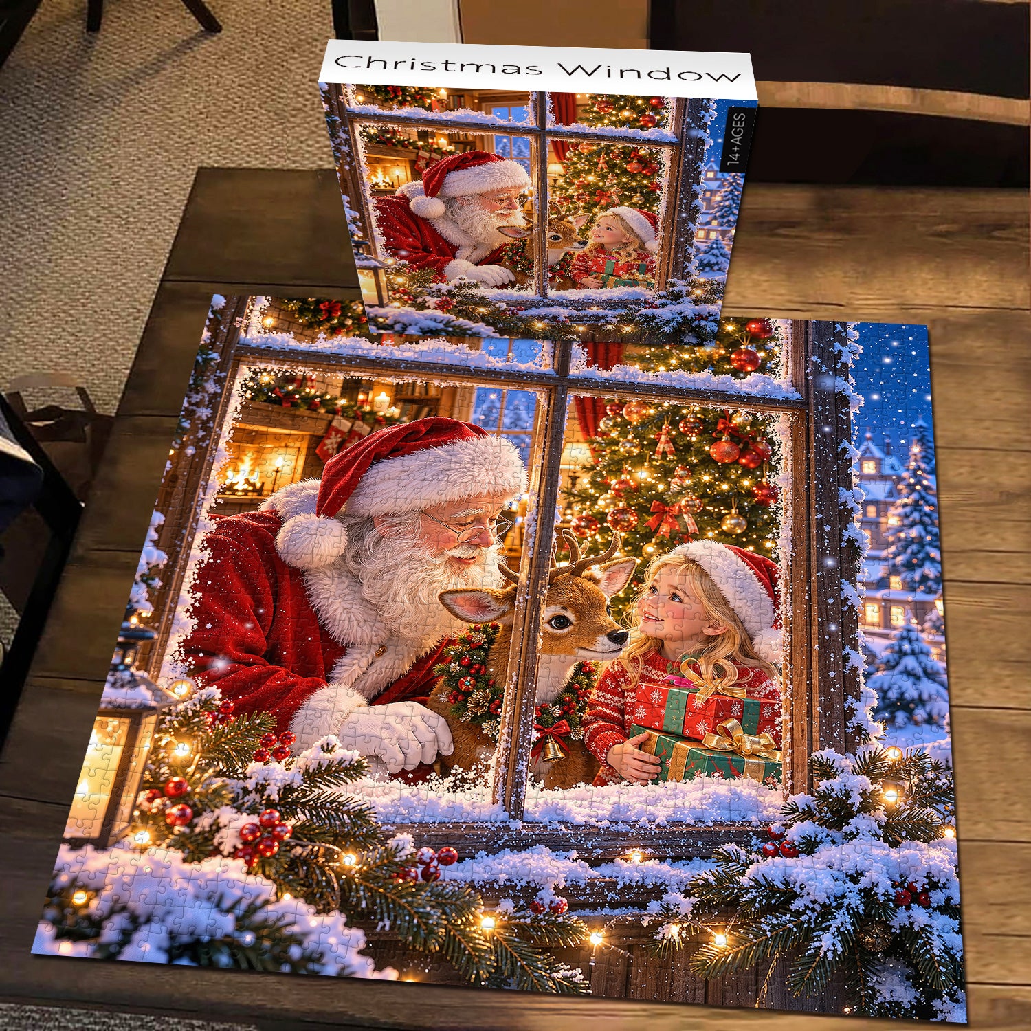 Christmas Window Jigsaw Puzzle 1000 Pieces