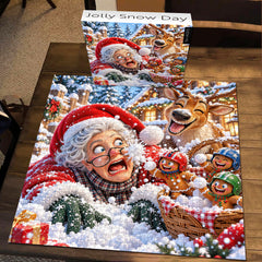 Jolly Snow Day Jigsaw Puzzle 1000 Pieces
