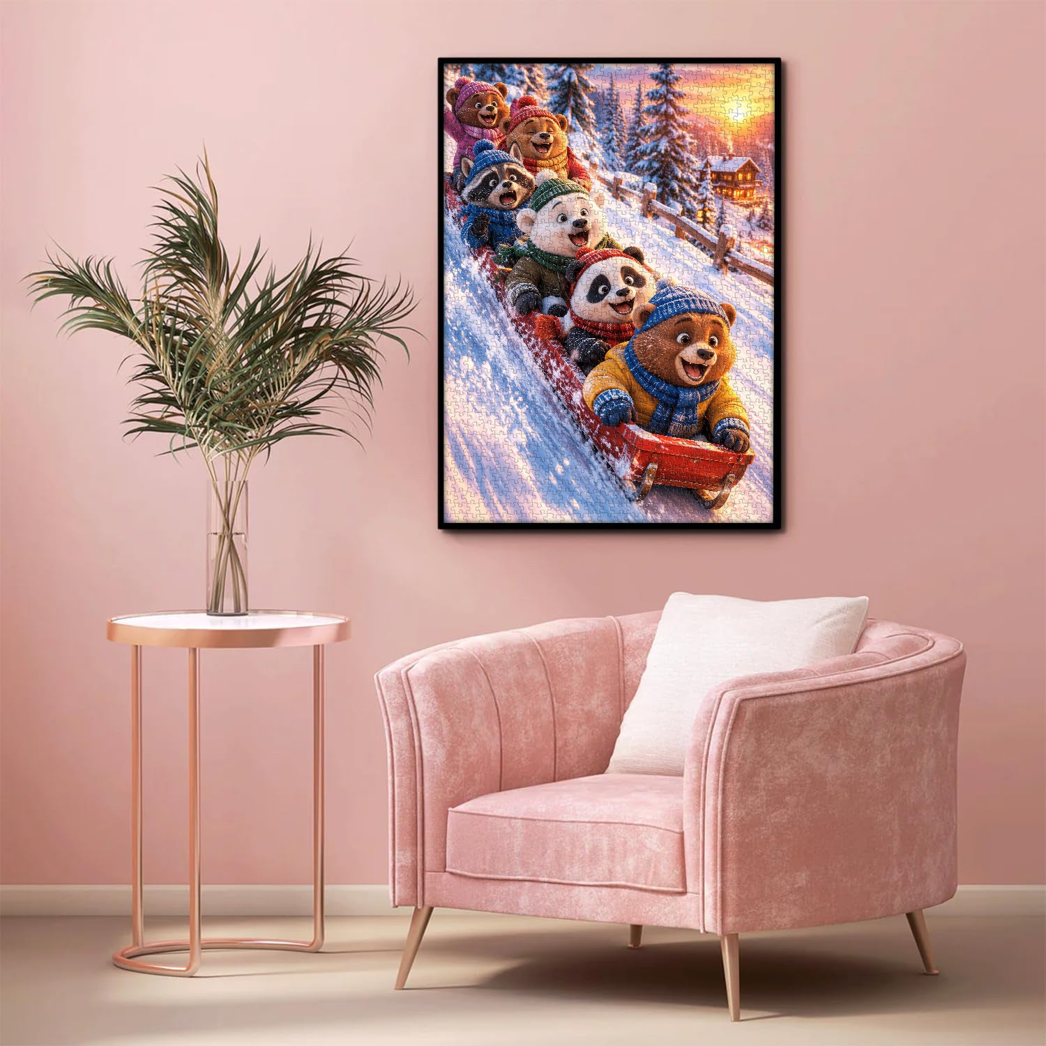 The Bear Sled Crew Jigsaw Puzzle 1000 Pieces
