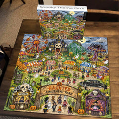 Puzzle del parco a tema spettrale 1000 pezzi