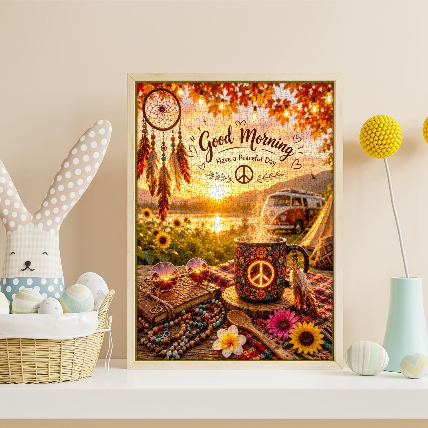 Puzzle Boho Morning Camp 1000 pezzi