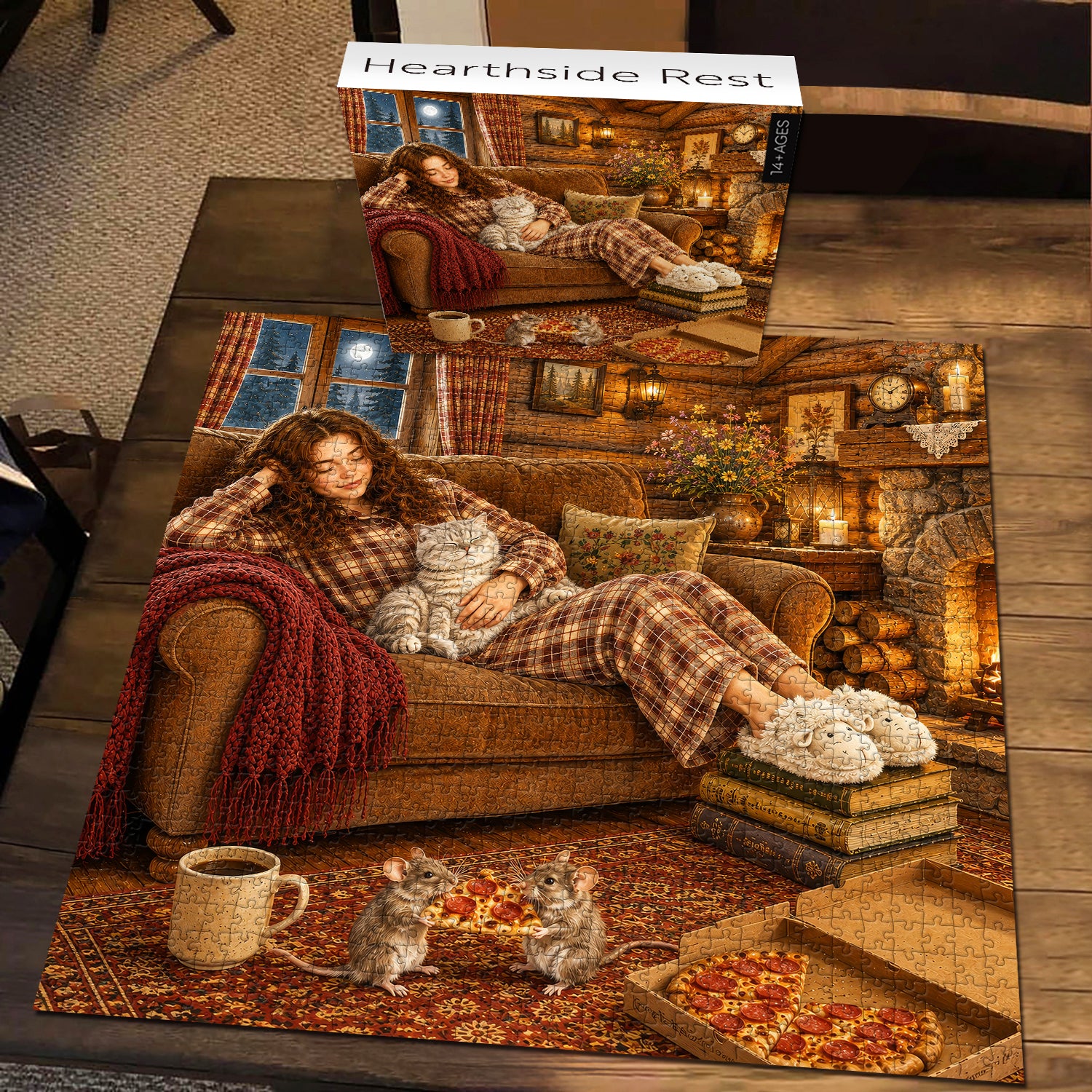 Hearthside Rest Jigsaw Puzzle 1000 Pieces