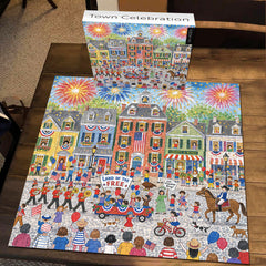 Town Celebration Jigsaw Puzzle 1000 Pieces