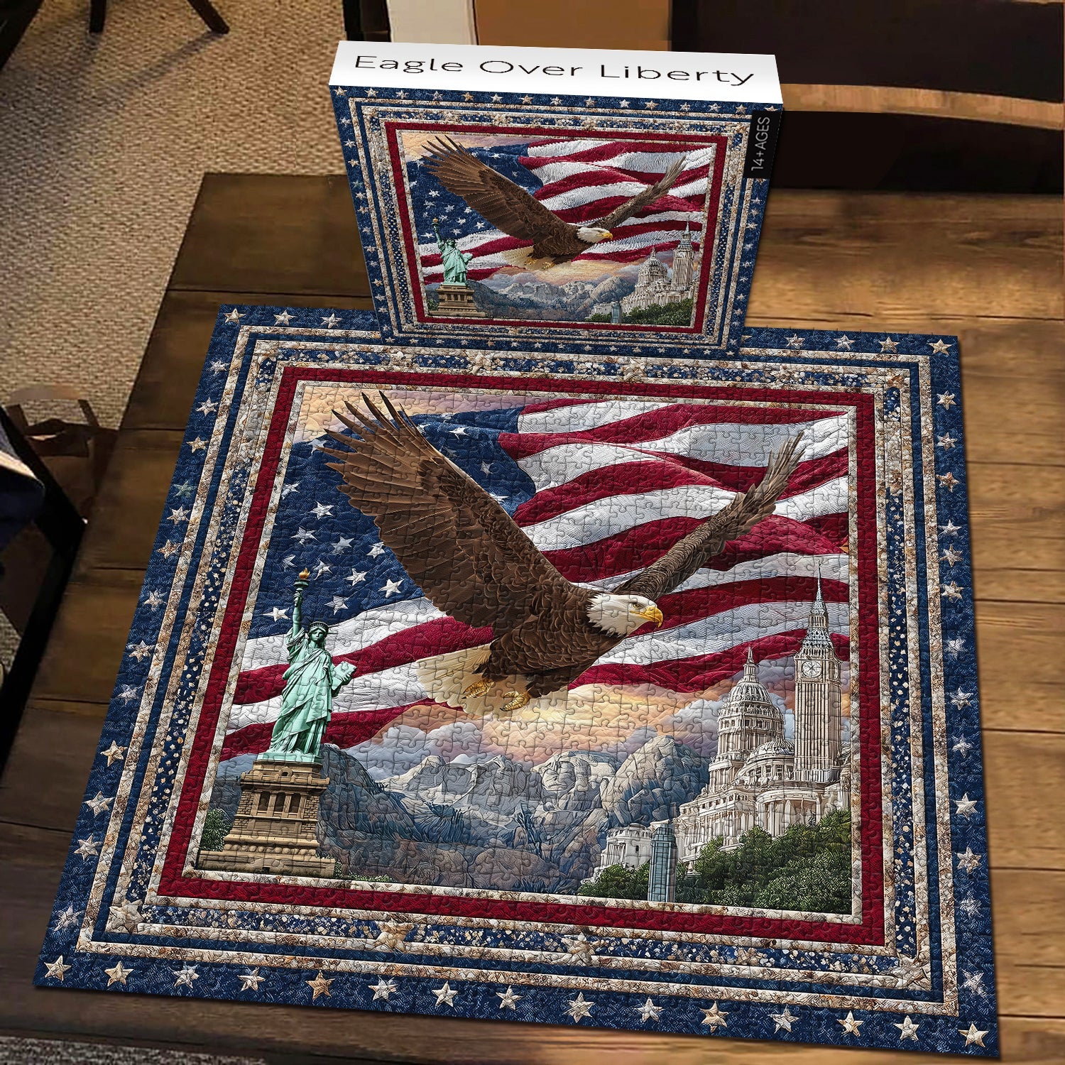 Puzzle Aigle sur la Liberté 1000 pièces