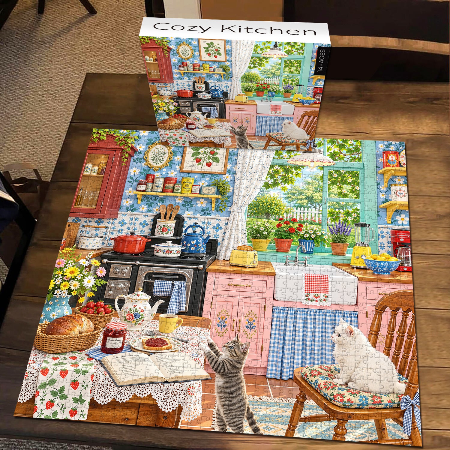 Cozy Kitchen Jigsaw Puzzle 1000 Pieces
