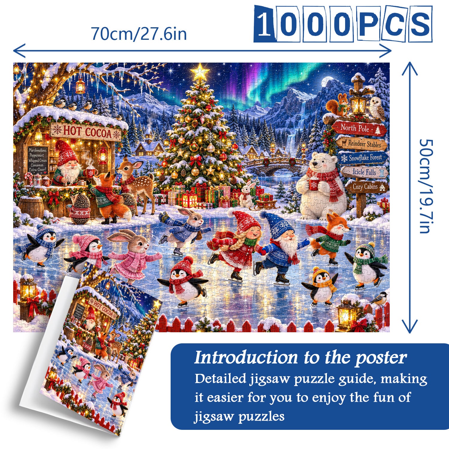 Christmas Ice Party Jigsaw Puzzle 1000 Pieces