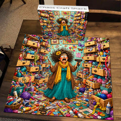 Chaos Craft Shack Jigsaw Puzzle 1000 Pieces