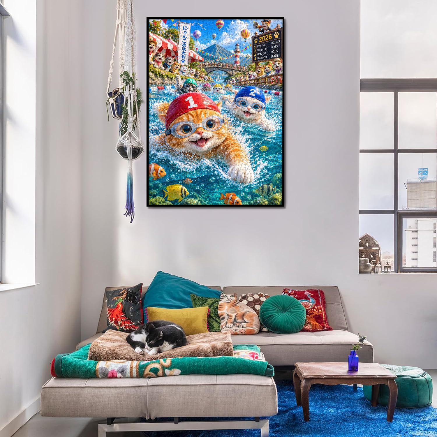 Swim Forward Bravely Jigsaw Puzzle 1000 Pieces