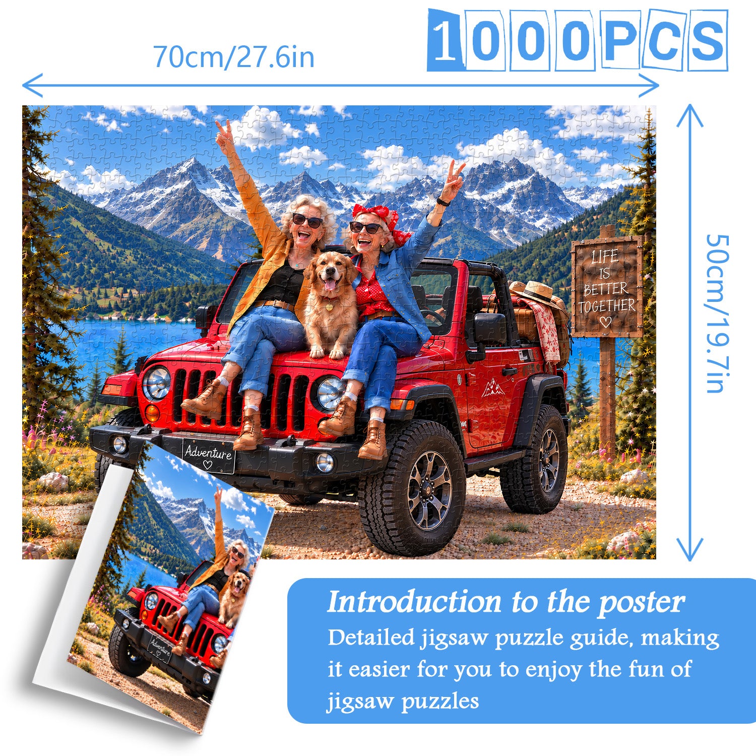 Golden Years Getaway Jigsaw Puzzle 1000 Pieces