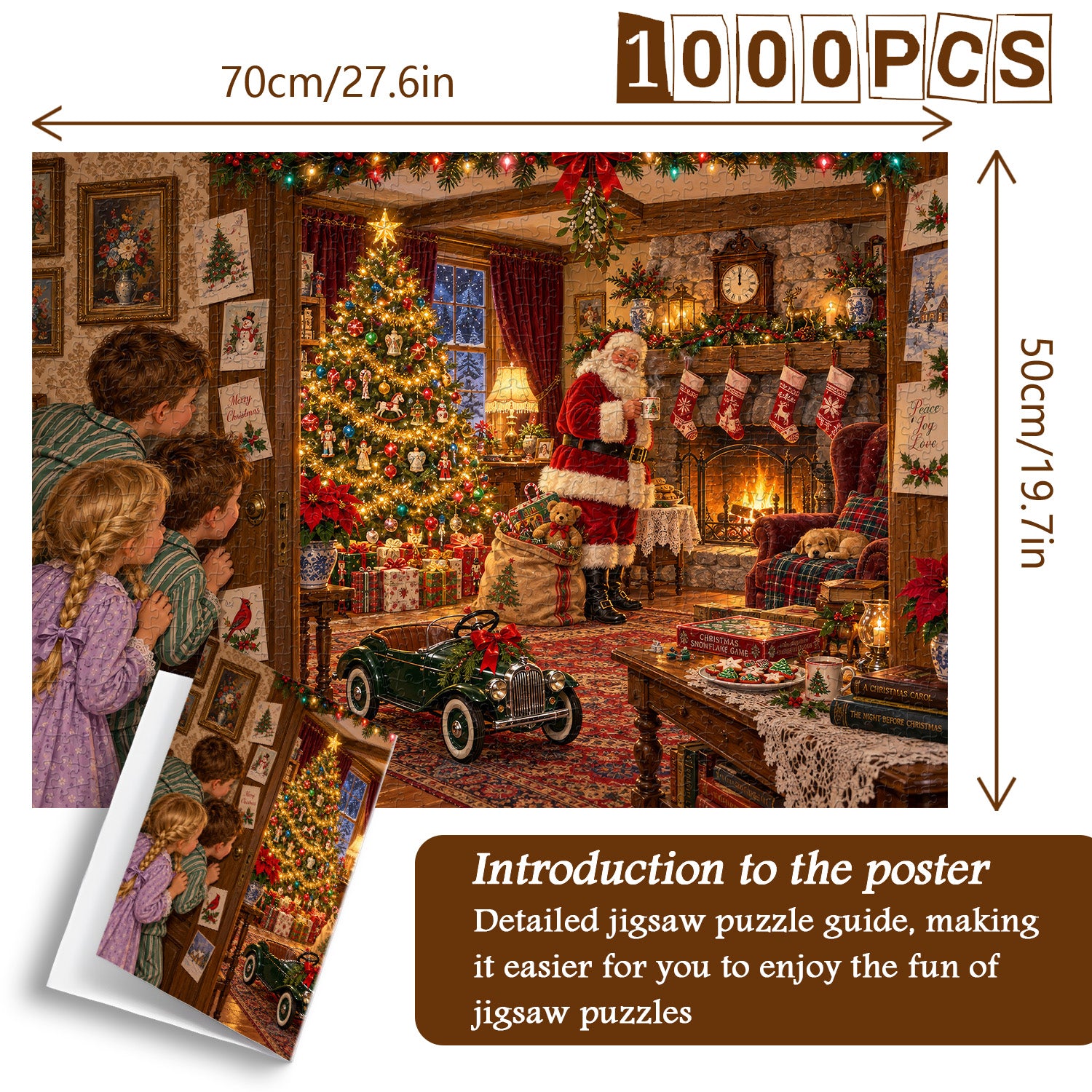 Christmas Eve Surprise Jigsaw Puzzle 1000 Pieces