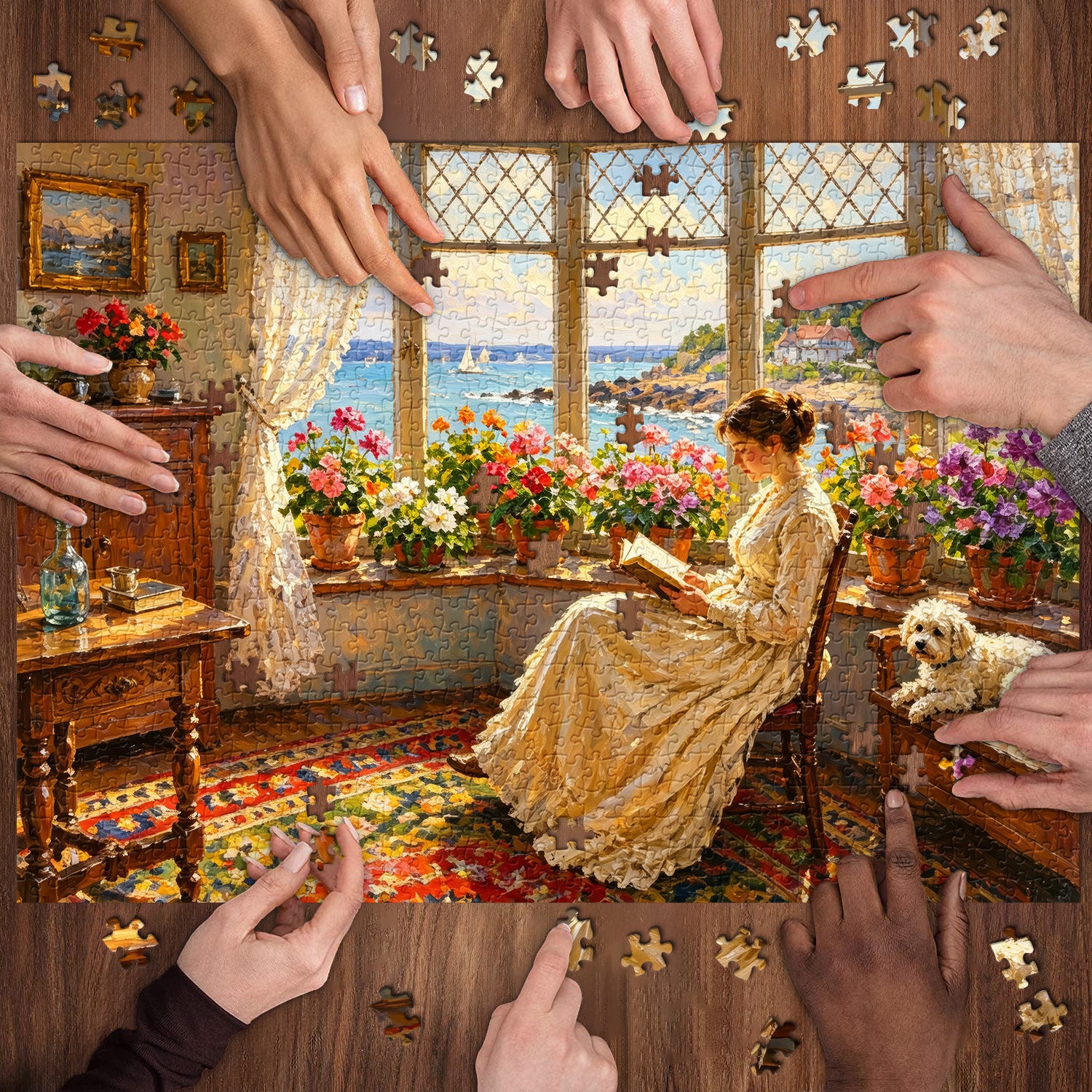 Afternoon by the Bay Jigsaw Puzzle 1000 Pieces
