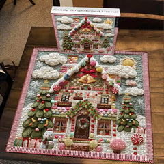 Candy Gingerbread House Jigsaw Puzzle 1000 Piece