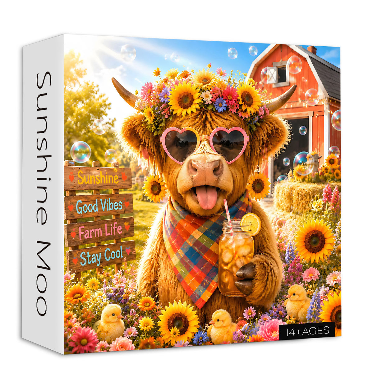 Sunshine Moo Jigsaw Puzzle 1000 Pieces
