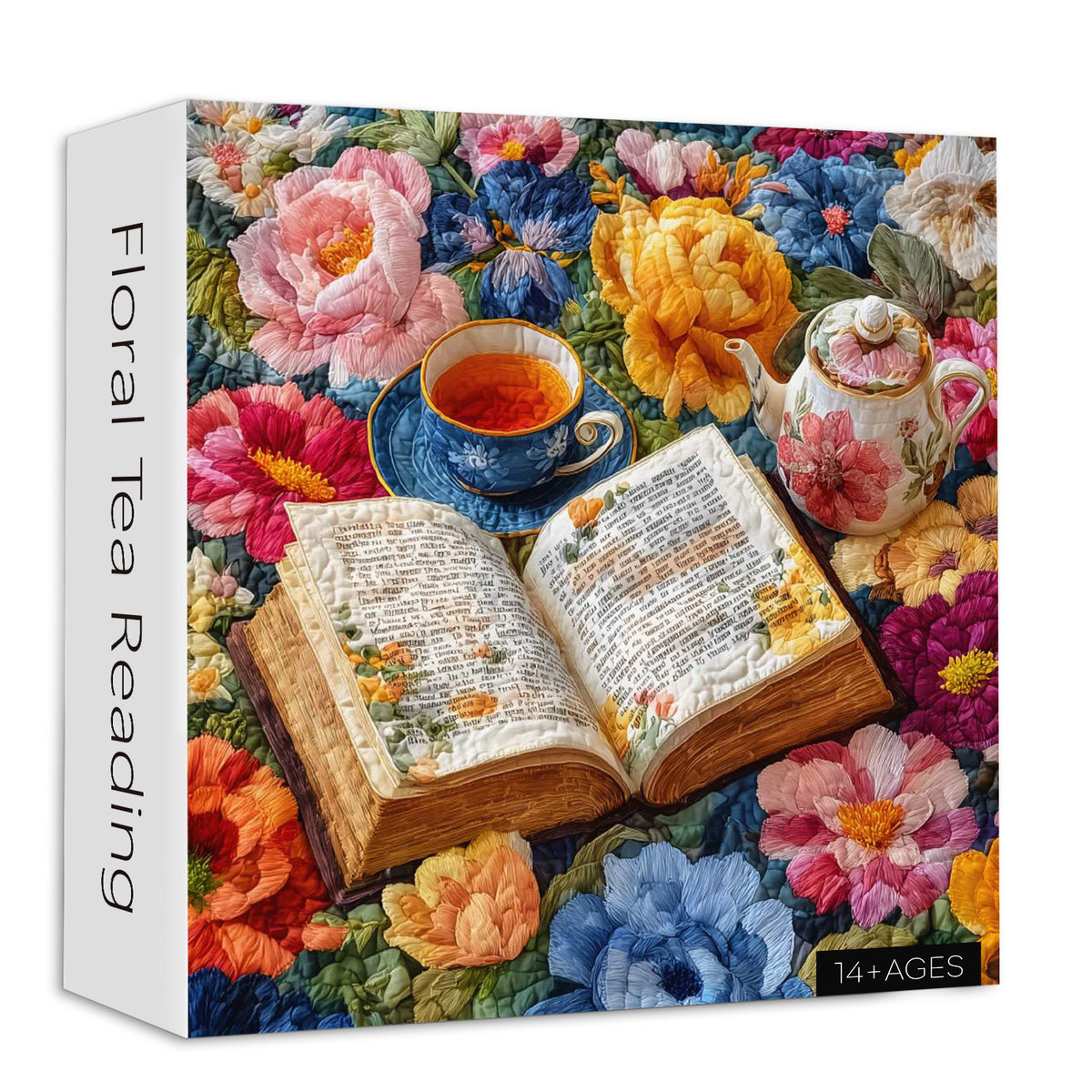 Floral Tea Reading Jigsaw Puzzle 1000 Pieces