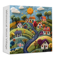 Wunderliches Wolldorf-Puzzle 1000 Teile