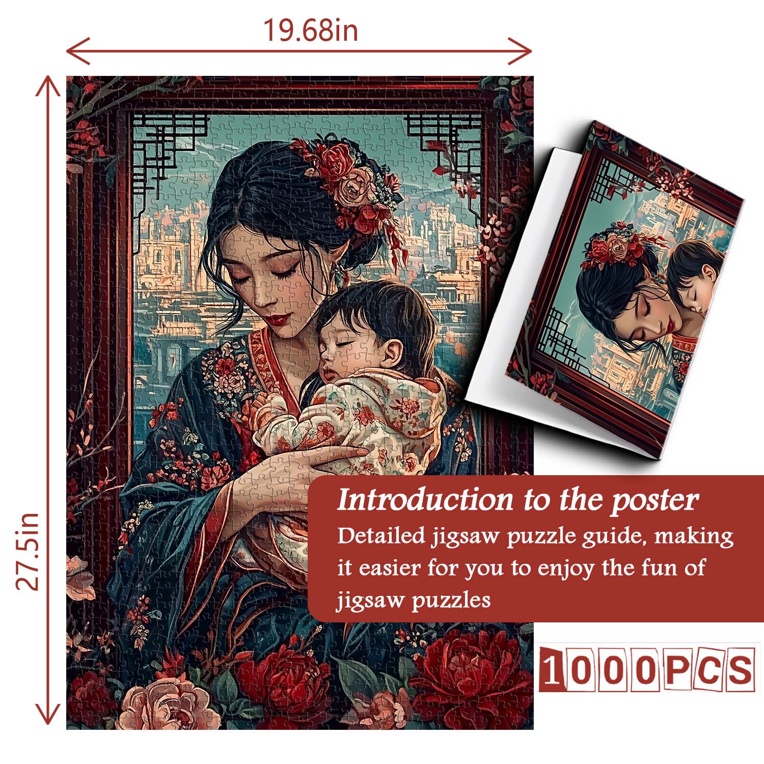 Puzzle de la mère et de l'enfant Puzzle 1000 pièces