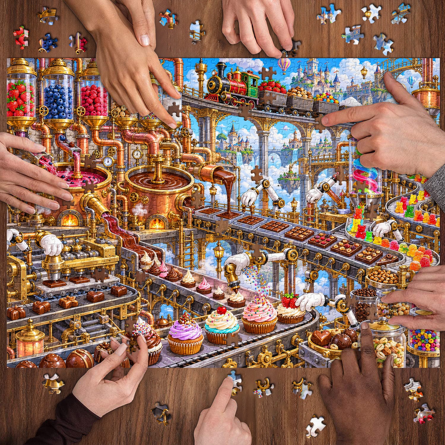 Sweet Factory Jigsaw Puzzle 1000 Pieces