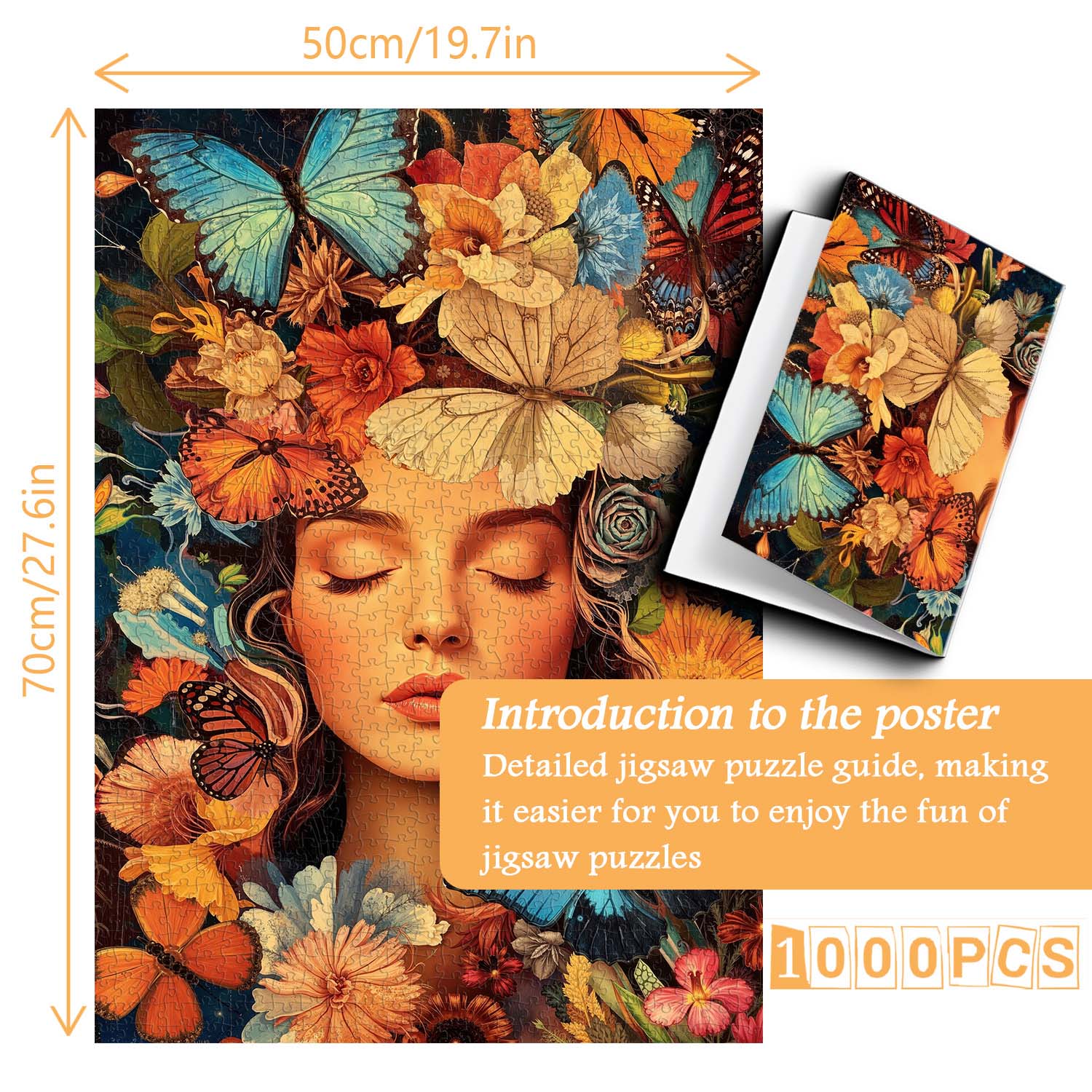 Butterfly Muse Jigsaw Puzzle 1000 Pieces