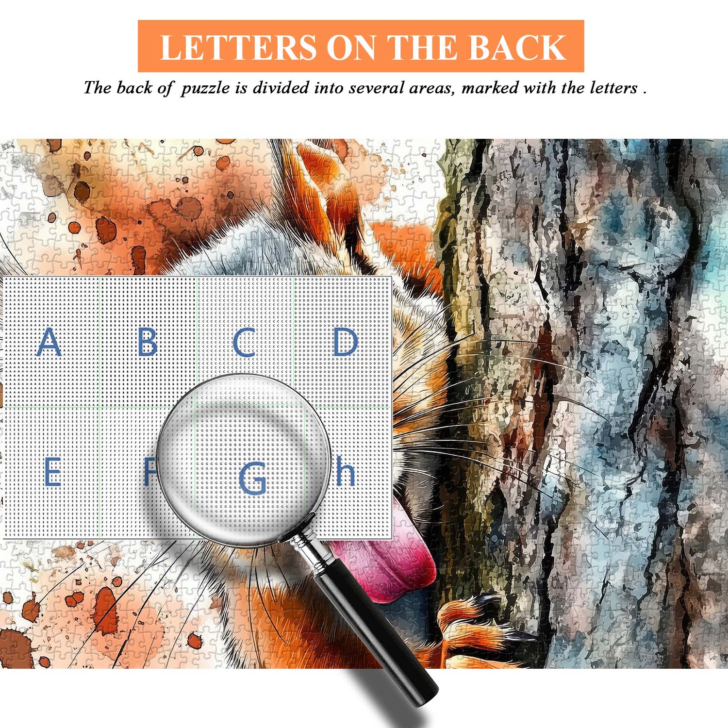 Puzzle dello scoiattolo dispettoso 1000 pezzi