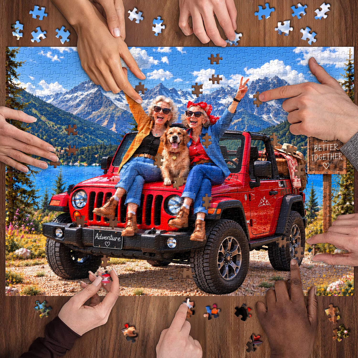 Golden Years Getaway Jigsaw Puzzle 1000 Pieces