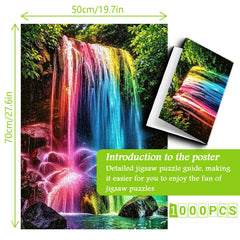 Neon Wildwood Stream Jigsaw Puzzle 1000 Pieces
