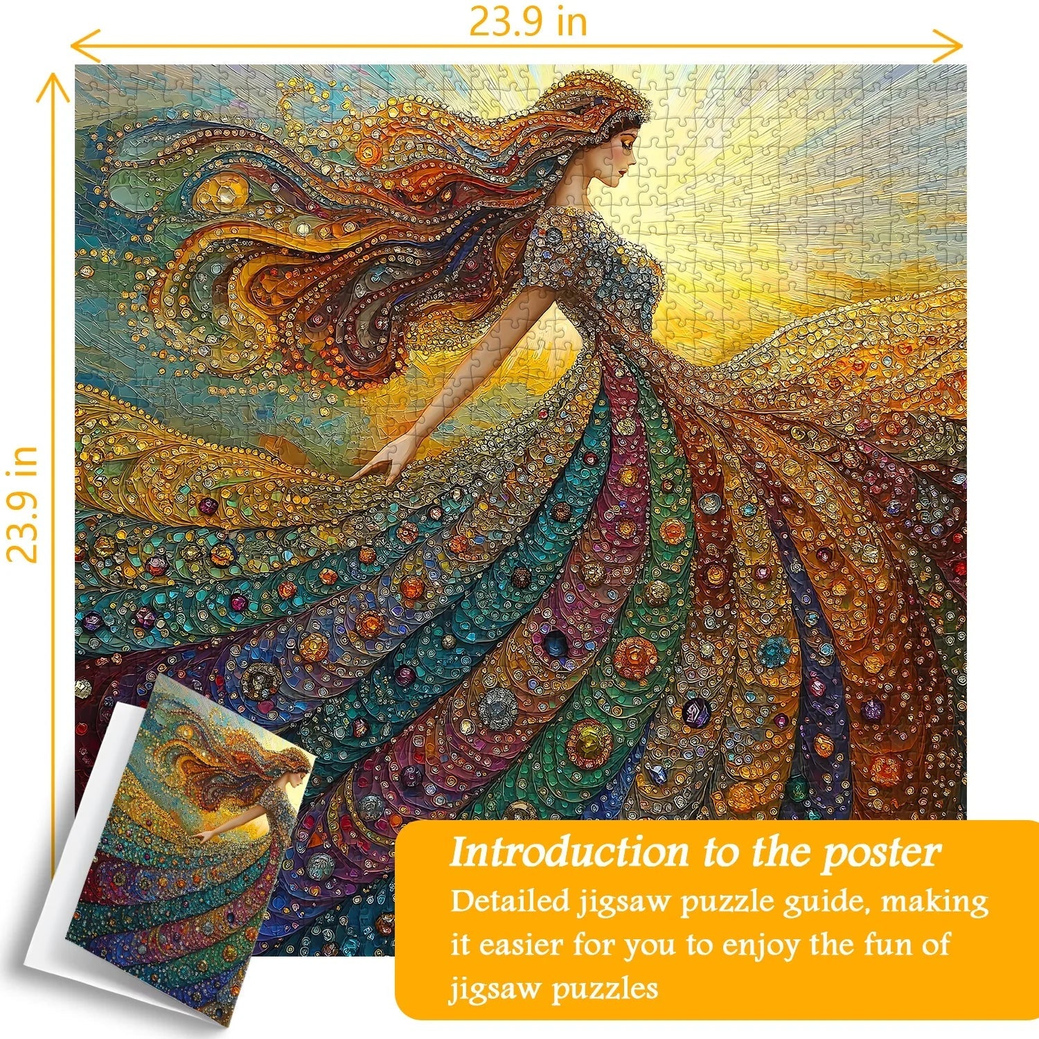 Gemstone Woman Puzzle 1000 Pizzle 1000